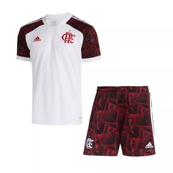 Camiseta Flamengo 2ª Kit Niño 2021 2022 Blanco